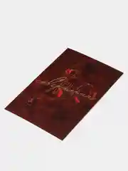 Бордовый почтовая карточка, женская, 10 х 15 см ,15 видов