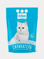 Силикагелевый наполнитель DeMurr Premium Crystal Колотый для кошачьего туалета, 8л