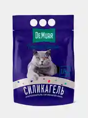 Силикагелевый наполнитель с цветными гранулами DeMurr Premium Multicolor для туалета, 16л