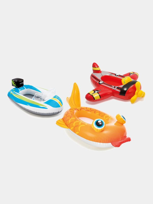 Надувная лодка, детская, Intex, для 3-6 лет, 107 х 69 см, 3 вида