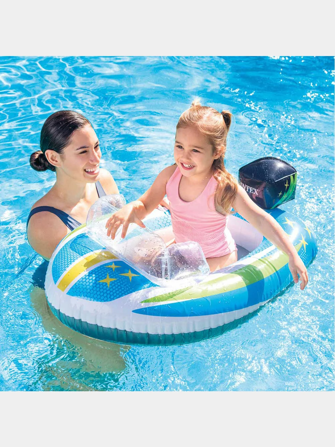 Надувная лодка, детская, Intex, для 3-6 лет, 107 х 69 см, 3 вида