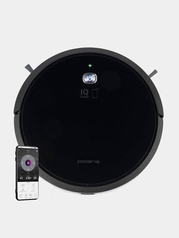 Робот-пылесос Polaris PVCR 3400 IQ Home Aqua, черный