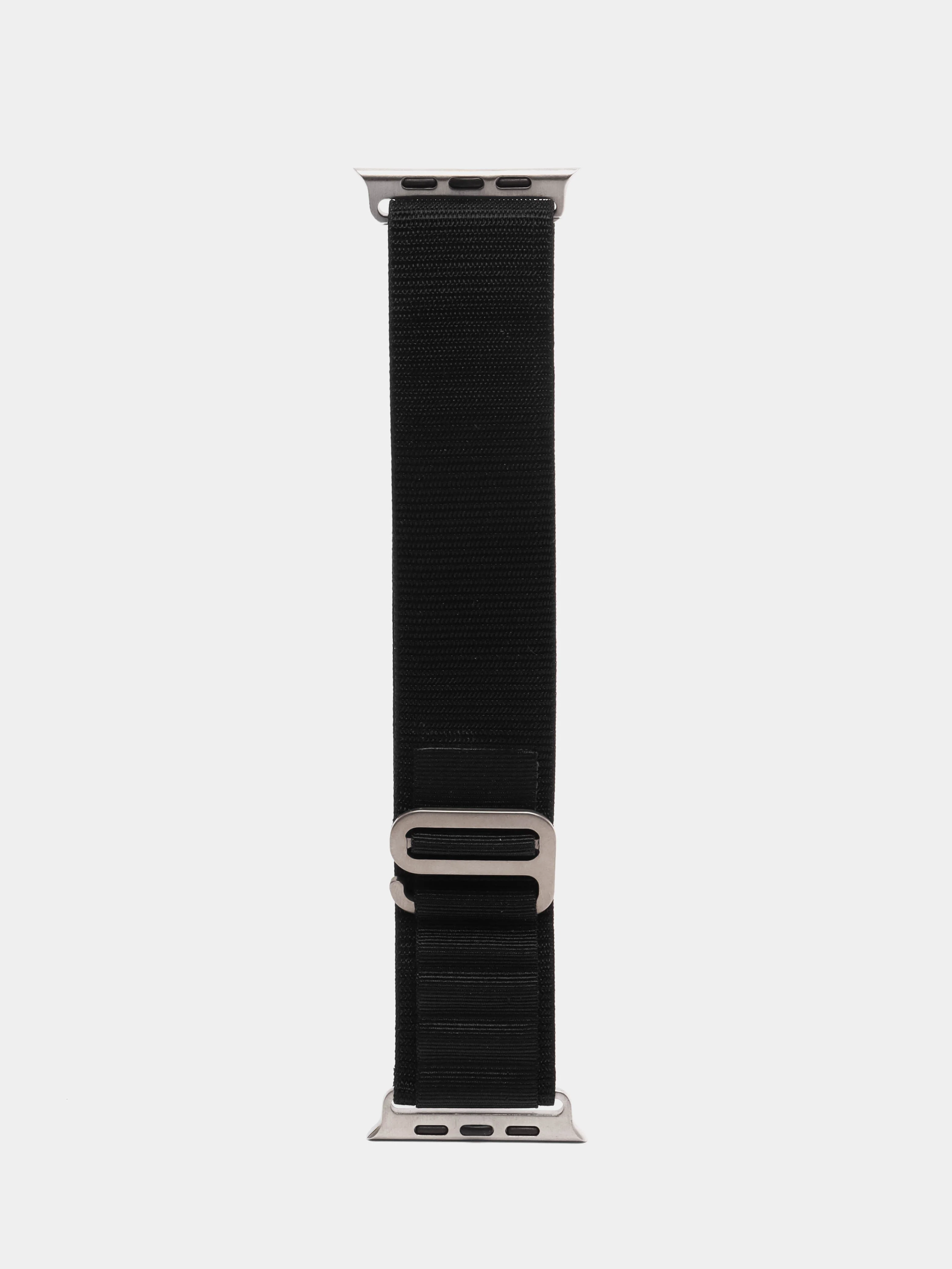 Черный ремешок для Apple Watch Ultra 42/44/45/49 мм, для серии 4/5/6/7/8/9/SE/SE 2022