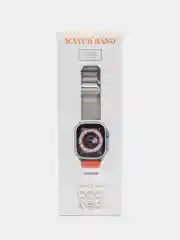 Серый ремешок для Apple Watch Ultra 42/44/45/49 мм, для серии 4/5/6/7/8/9/SE/SE 2022