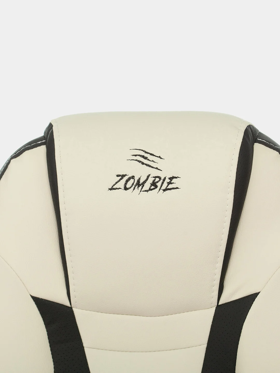Белый компьютерное игровое, геймерское кресло Zombie 8