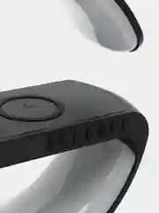 Черный ночник с беспроводной зарядкой: часы, будильник и Bluetooth колонка
