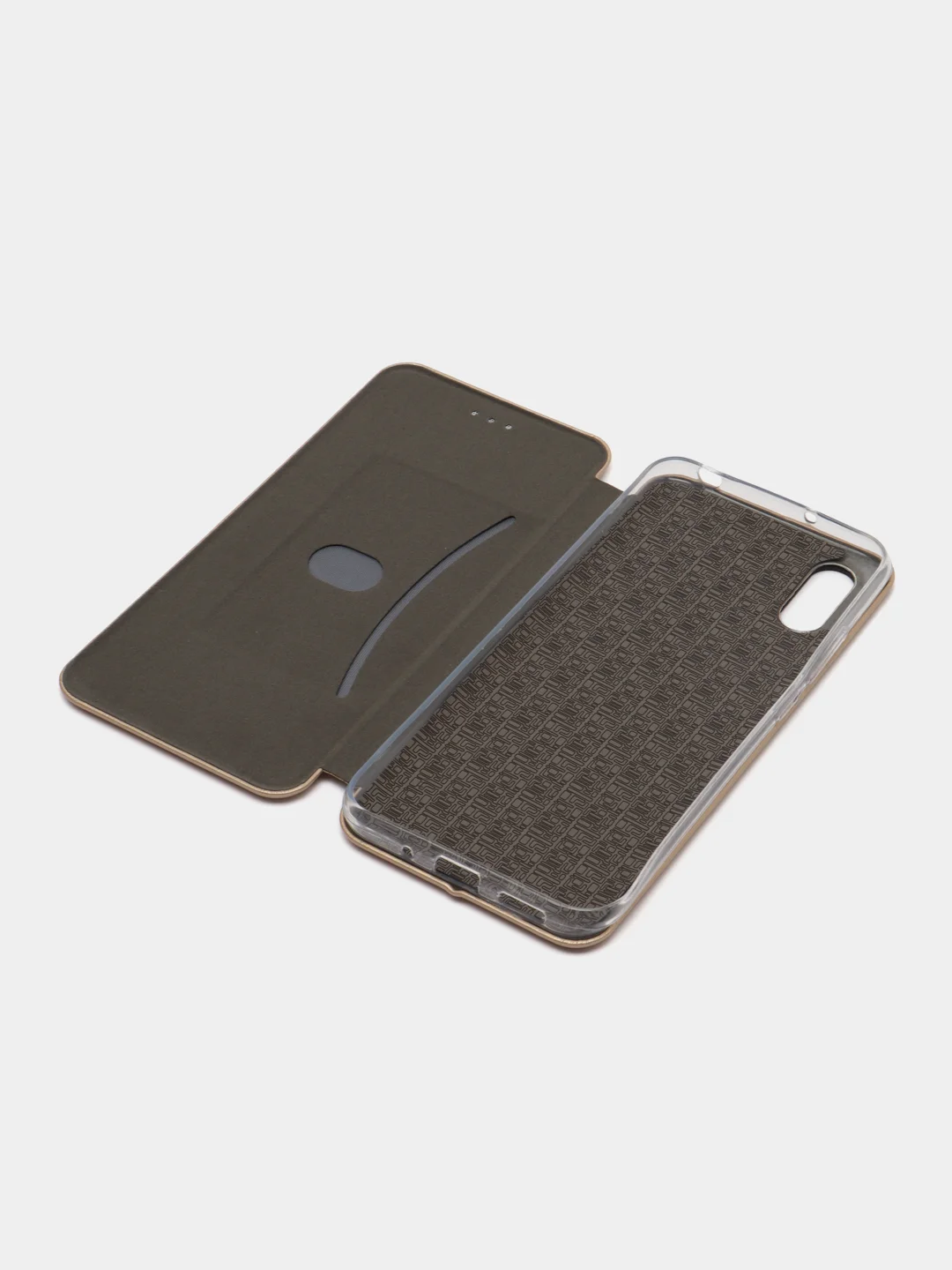 Золотой чехол-книжка для Xiaomi Redmi 10C / 10A / 9C / 9A
