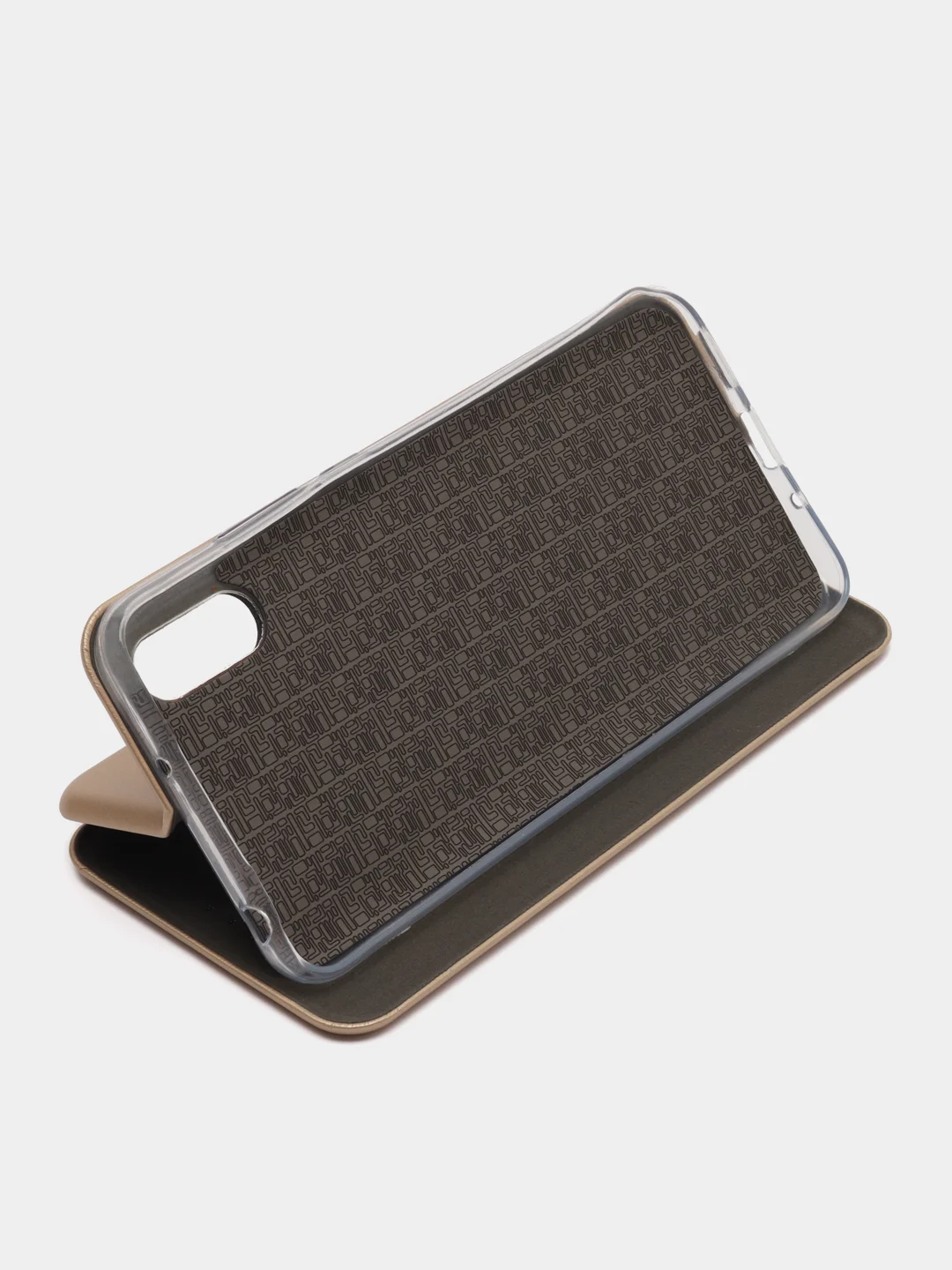 Золотой чехол-книжка для Xiaomi Redmi 10C / 10A / 9C / 9A