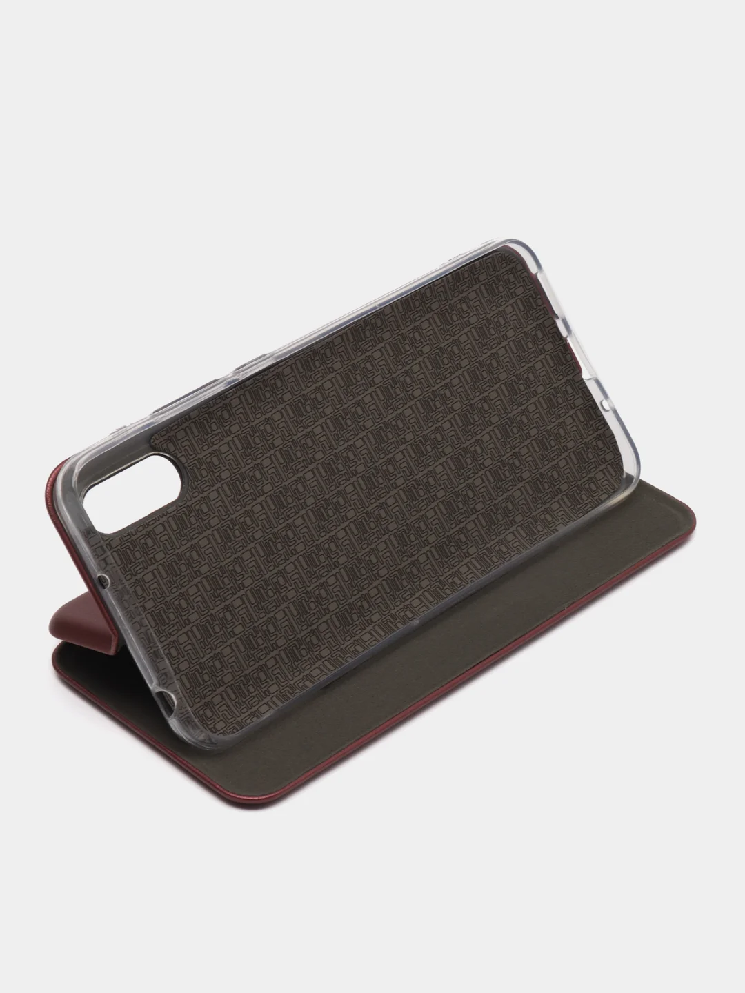 Бордовый чехол-книжка для Xiaomi Redmi 10C / 10A / 9C / 9A