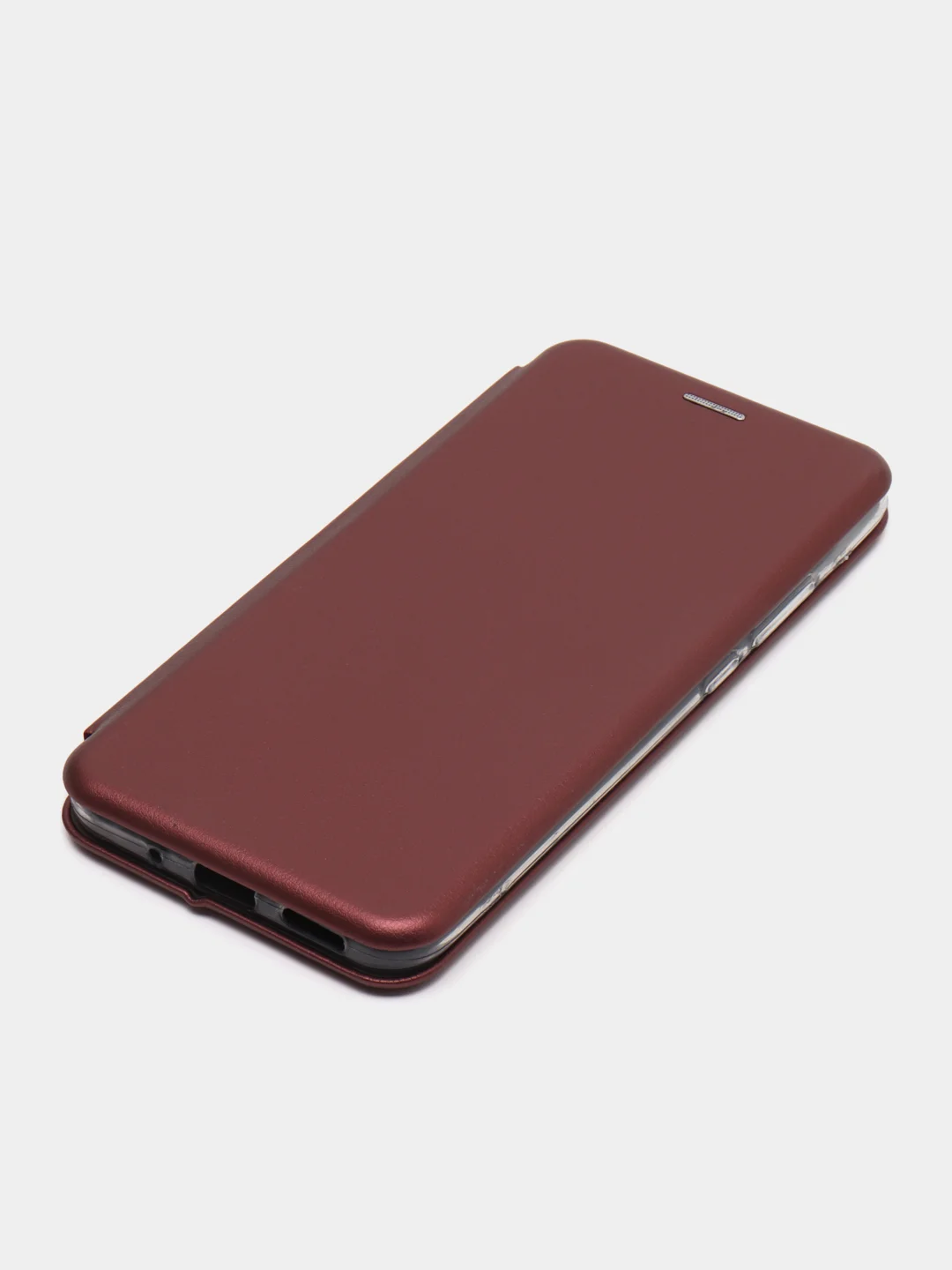 Бордовый чехол-книжка для Xiaomi Redmi 10C / 10A / 9C / 9A