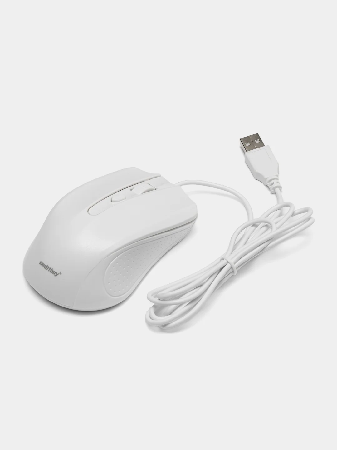 Белый оптическая проводная компьютерная мышь SmartBuy ONE SBM-352-GK, 1600 dpi, 1.2 м