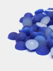 Лазурный матовые полубусины для рукоделия и бальных танцев