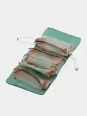 Салатовый косметичка дорожная с отсоединяющимися отсеками