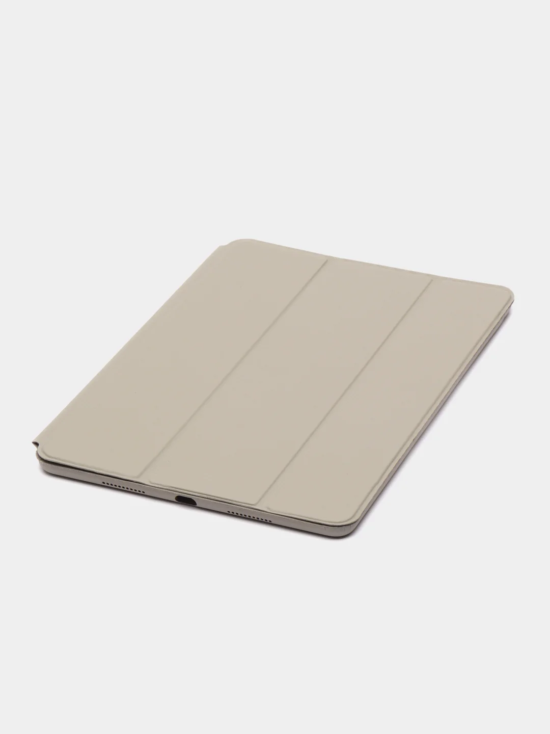 Кремовый чехол-книжка для iPad Air 10.5 дюйма микрофибра, держатель / подставка для планшета