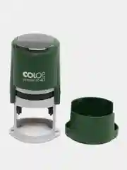 Зеленый оснастка для печати Colop Printer R40, с боксом, d 40 мм