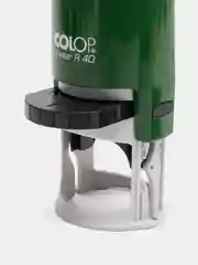Зеленый оснастка для печати Colop Printer R40, с боксом, d 40 мм