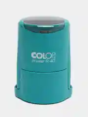 Бирюзовый оснастка для печати Colop Printer R40, с боксом, d 40 мм