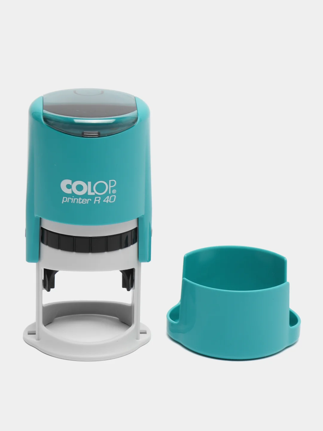 Бирюзовый оснастка для печати Colop Printer R40, с боксом, d 40 мм