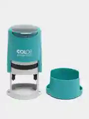 Бирюзовый оснастка для печати Colop Printer R40, с боксом, d 40 мм