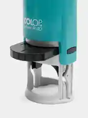 Бирюзовый оснастка для печати Colop Printer R40, с боксом, d 40 мм