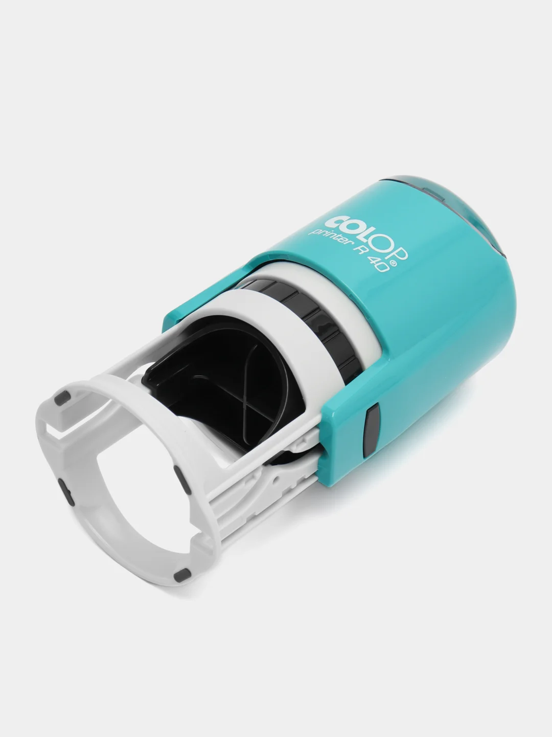 Бирюзовый оснастка для печати Colop Printer R40, с боксом, d 40 мм