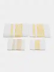 Белый полотенце махровое, 4 штуки