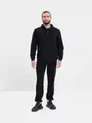 Черный костюм мужской, спортивный