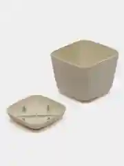 Белый кашпо IDEA, горшок для цветов, квадратное пиканто