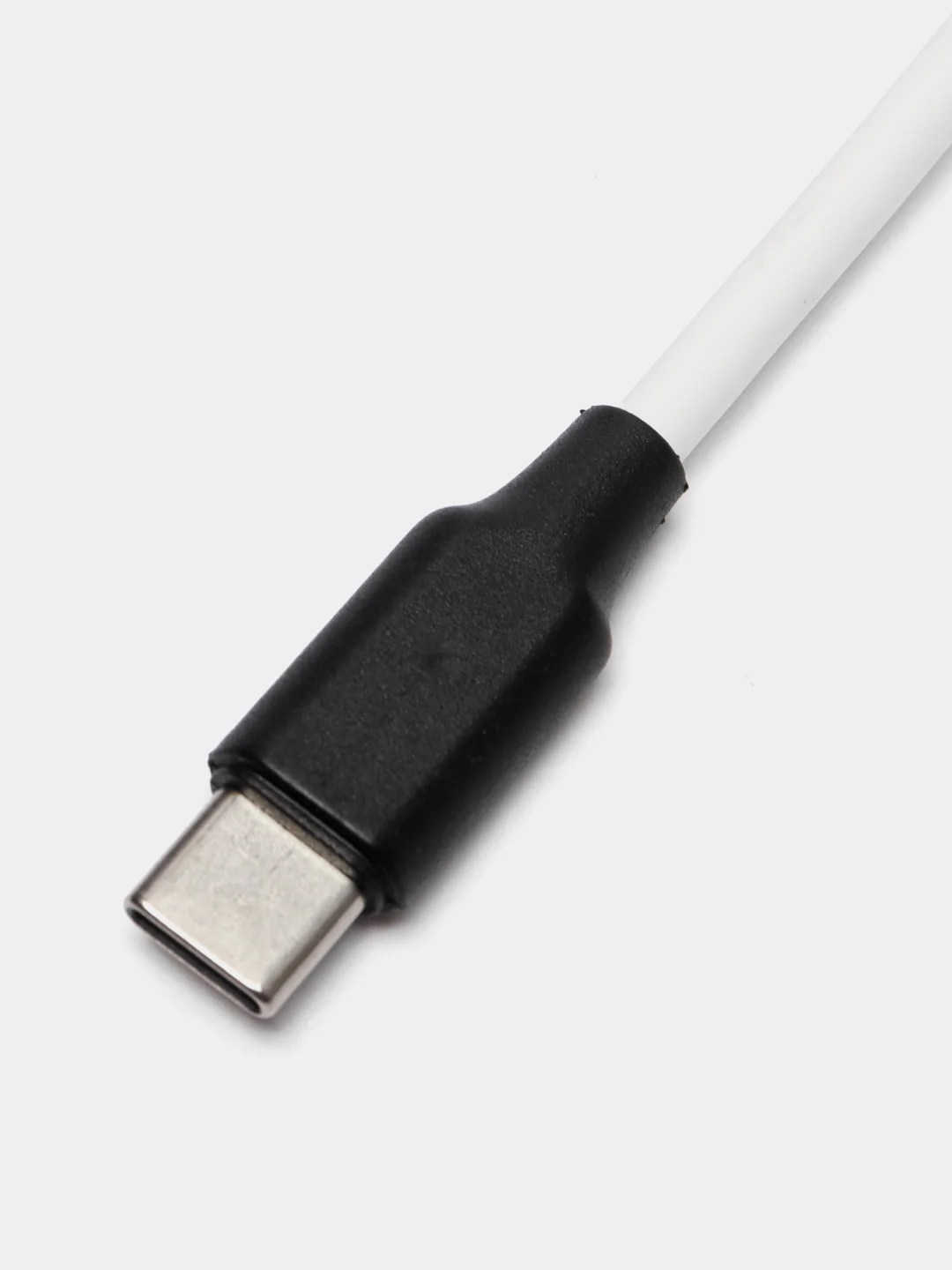 Белый мягкий Силиконовый USB кабель провод зарядник шнур Micro, Type-C, iPhone Lightning Android