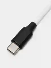 Белый мягкий Силиконовый USB кабель провод зарядник шнур Micro, Type-C, iPhone Lightning Android