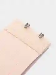 Белый удлинитель для бюстгальтера двухрядный