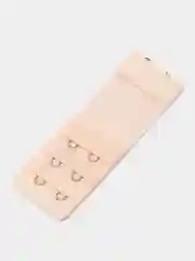 Белый удлинитель для бюстгальтера двухрядный