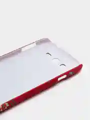 Красный пластиковый чехол с объемным рисунком светящийся в темноте Samsung i9082/i9060