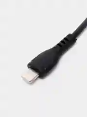 Черный кабель зарядный (Micro-USB / Type-C / Lightning) для зарядки Android iPhone на айфон