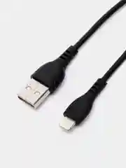 Черный кабель зарядный (Micro-USB / Type-C / Lightning) для зарядки Android iPhone на айфон