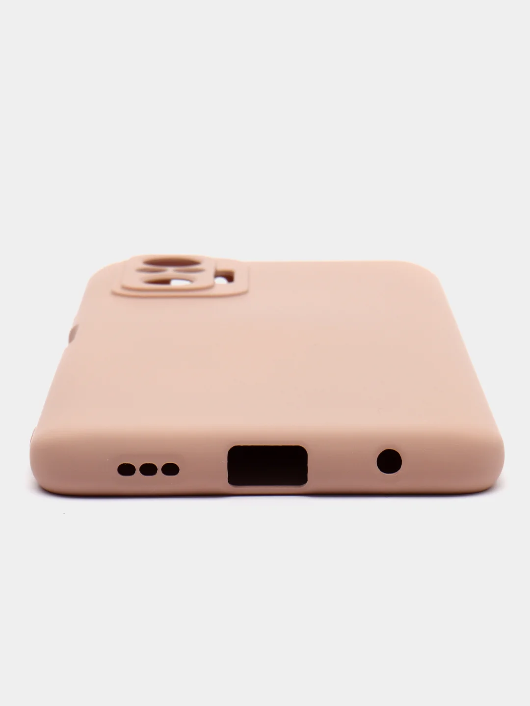 Бежевый чехол силиконовый Silicone Cover для Xiaomi Redmi Note 10 Pro, Сяоми Редми Нот 10 Про