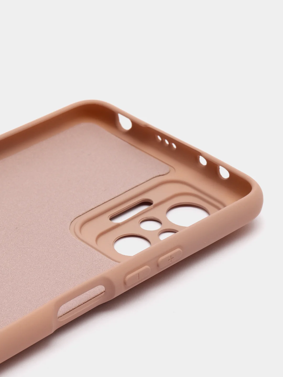Бежевый чехол силиконовый Silicone Cover для Xiaomi Redmi Note 10 Pro, Сяоми Редми Нот 10 Про