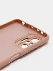 Бежевый чехол силиконовый Silicone Cover для Xiaomi Redmi Note 10 Pro, Сяоми Редми Нот 10 Про