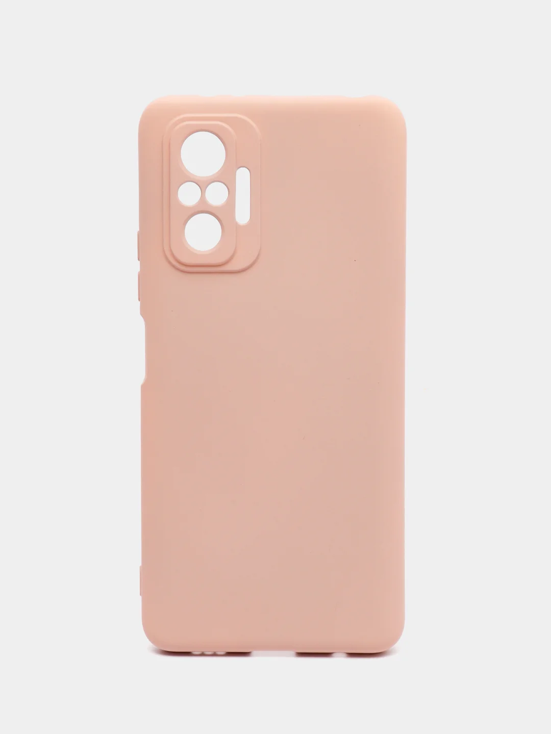 Бежевый чехол силиконовый Silicone Cover для Xiaomi Redmi Note 10 Pro, Сяоми Редми Нот 10 Про