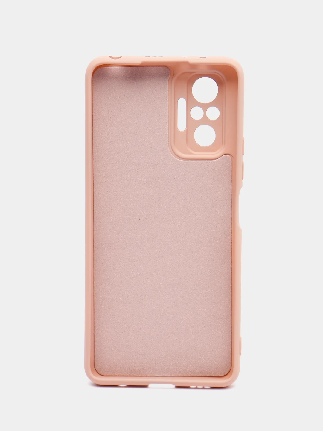 Бежевый чехол силиконовый Silicone Cover для Xiaomi Redmi Note 10 Pro, Сяоми Редми Нот 10 Про