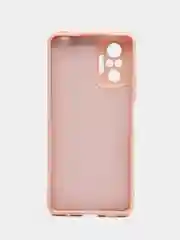 Бежевый чехол силиконовый Silicone Cover для Xiaomi Redmi Note 10 Pro, Сяоми Редми Нот 10 Про