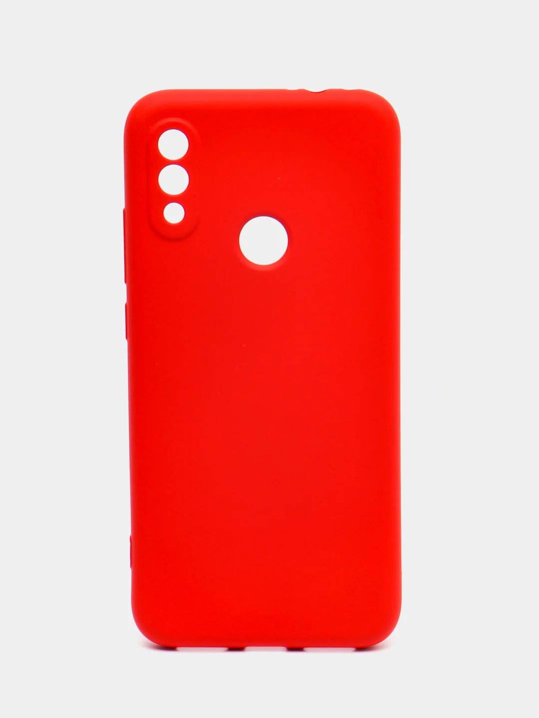 Красный чехол силиконовый для Xiaomi Redmi Note 7, Redmi Note 7 Pro (Сяоми Редми Нот 7, 7 Про)