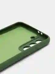 Лесной зеленый чехол силиконовый для Samsung Galaxy S21, Самсунг Галакси С21