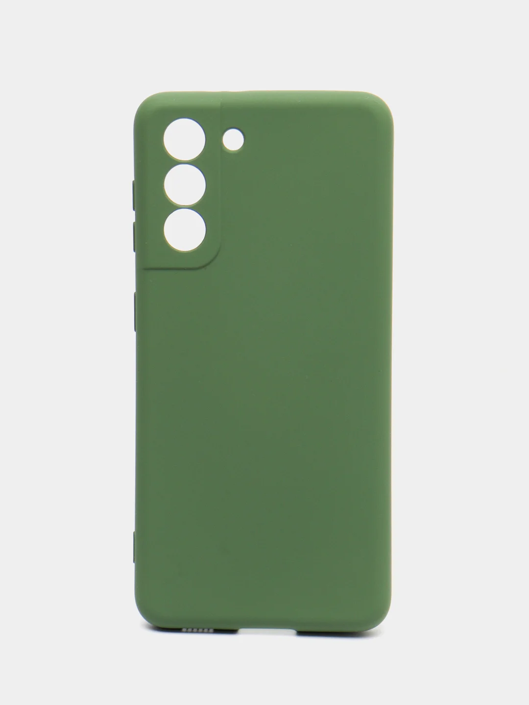 Лесной зеленый чехол силиконовый для Samsung Galaxy S21, Самсунг Галакси С21