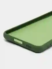 Лесной зеленый чехол силиконовый для Samsung Galaxy S21, Самсунг Галакси С21