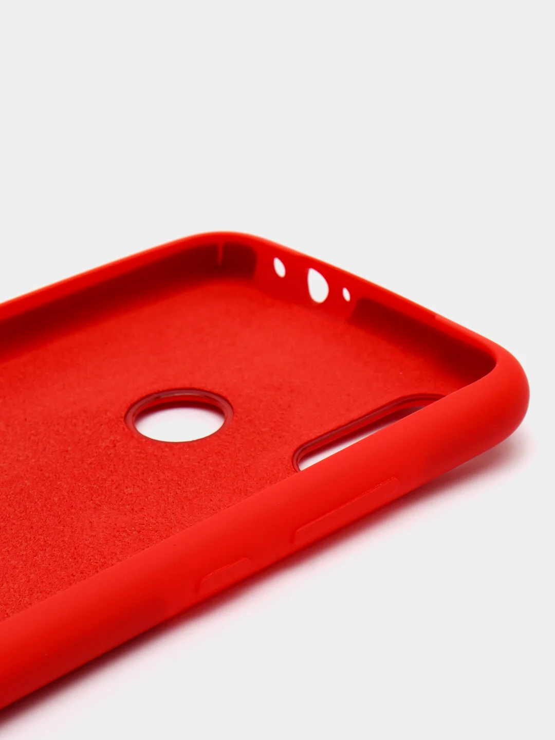 Алый чехол силиконовый для Xiaomi Redmi Note 7, Redmi Note 7 Pro (Сяоми Редми Нот 7, 7 Про)