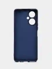 Темно-синий чехол Tecno Camon 19/19 Pro 5G (Техно Камон 19 Про 5Г) силиконовый, цветной, с подкладом