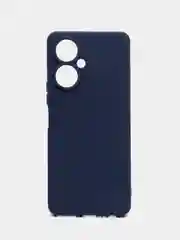 Темно-синий чехол Tecno Camon 19/19 Pro 5G (Техно Камон 19 Про 5Г) силиконовый, цветной, с подкладом