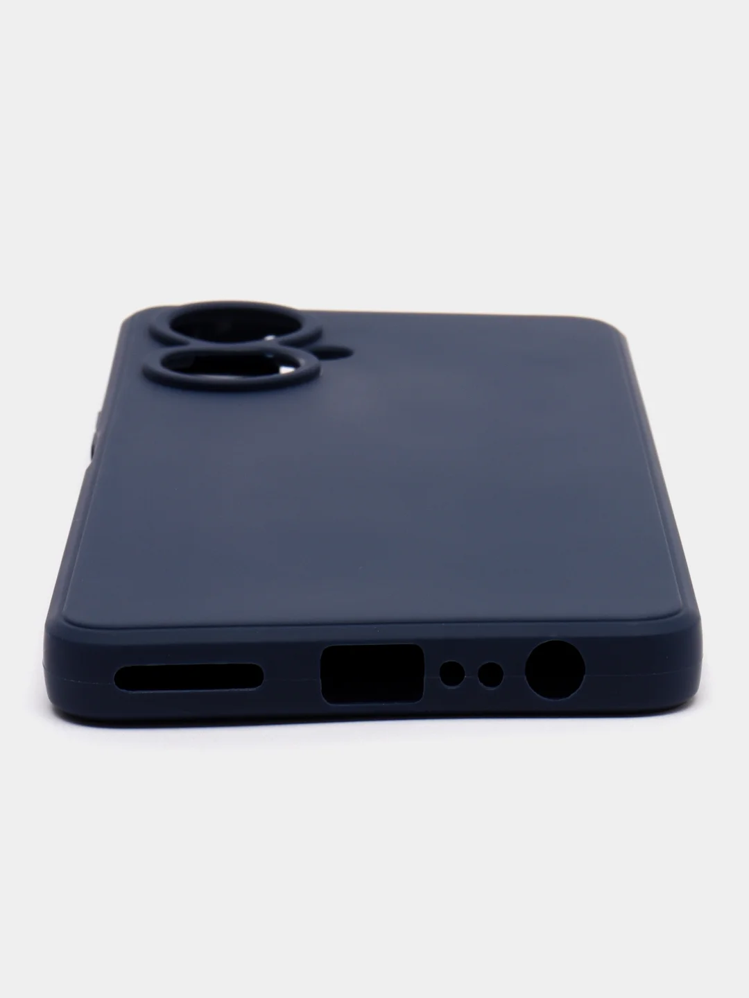 Темно-синий чехол Tecno Camon 19/19 Pro 5G (Техно Камон 19 Про 5Г) силиконовый, цветной, с подкладом
