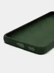 Зеленый чехол силиконовый Silicone Cover для Samsung Galaxy S21 FE, Самсунг Галакси С21 ФЕ